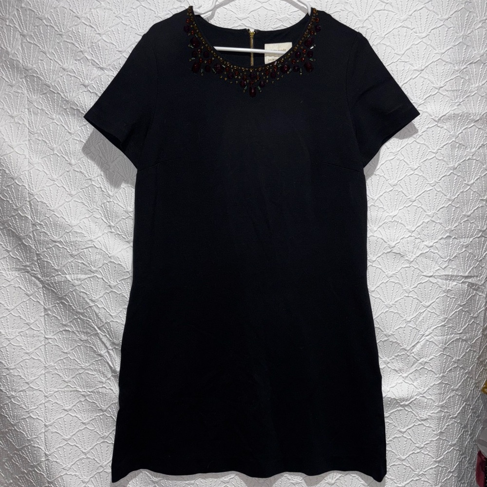 Kate Spade Black Dress with Gem Embellishments